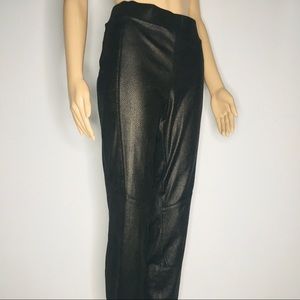 Jessica Simpson black leopard leggings